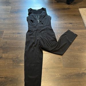 Express Black Jumper Long Pants and Tank Top - Size 6